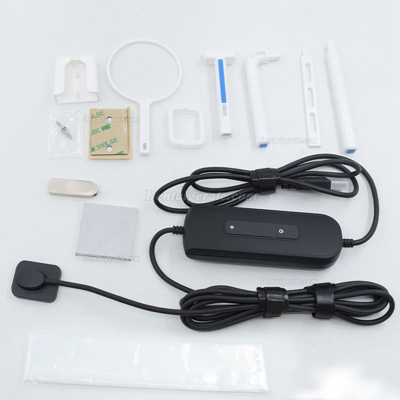 Dental USB Digitaler Intraoral R&ouml;ntgensensor mit R&ouml;ntgenhalter & 500 St&uuml;ck Schutzh&uuml;lle